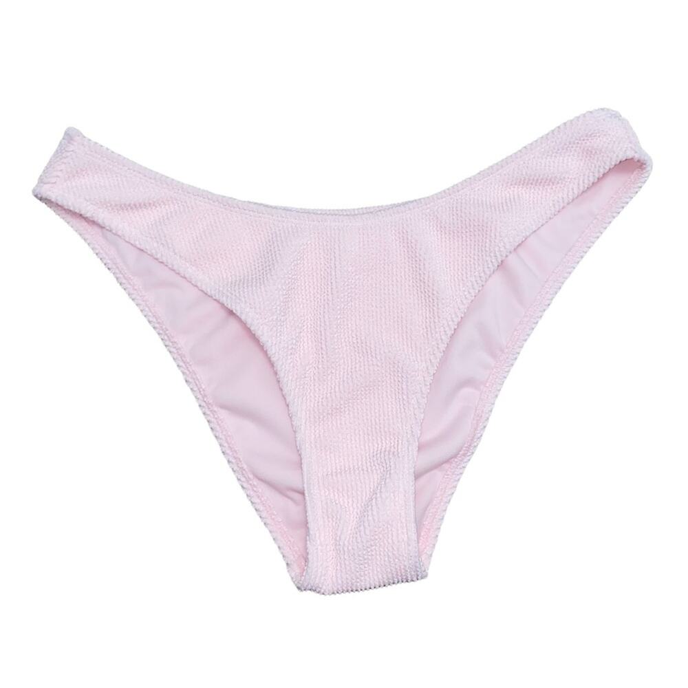 Stoney Clover Lane x Target Pink Textured Bikini Bottom‎ Large NWT High Leg